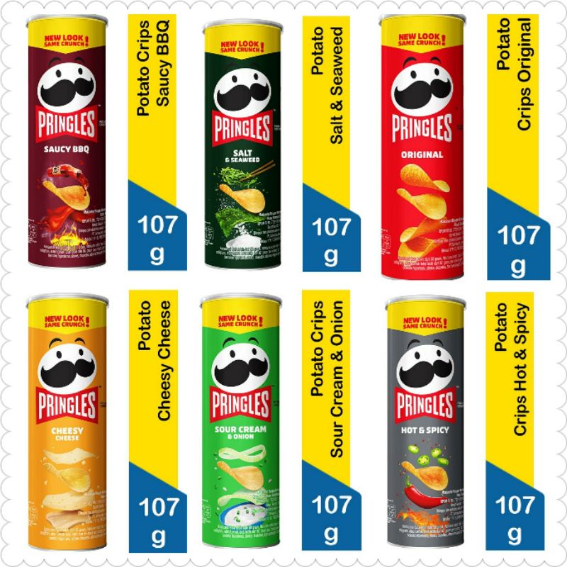 

PRINGLES ALL VARIANT 107gr