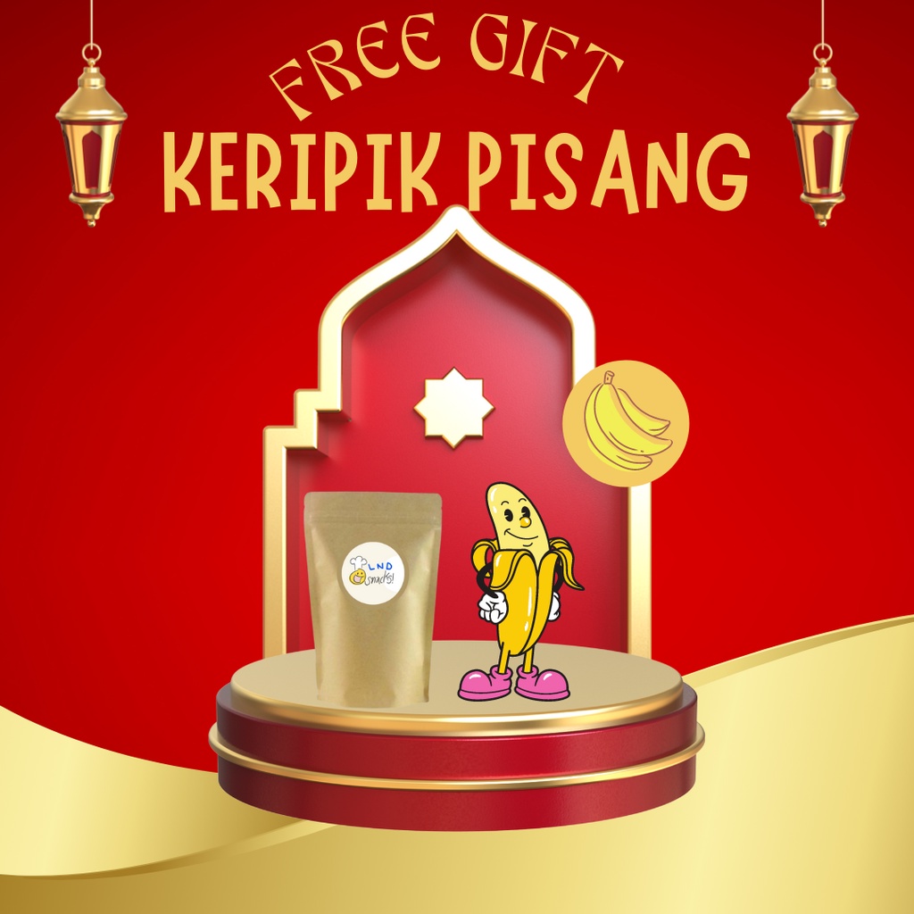 

FREE GIFT !!! KERIPIK PISANG DENGAN MIN PEMBELIAN 120K