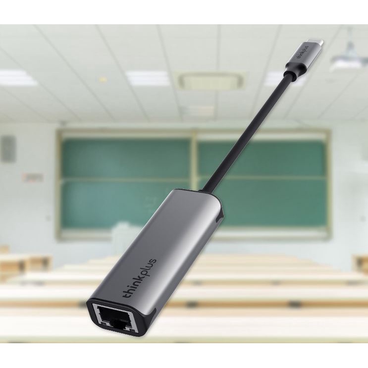 Lenovo Thinkplus USB Type C to LAN RJ45 Ethernet Adapter 1000Mbps Original Terbaru
