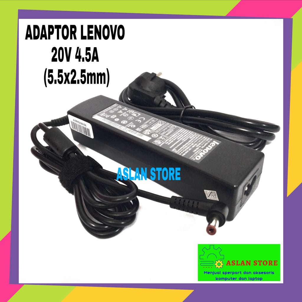 Charger laptop lenovo 20V 4.5A B570 G480 G485 G560 G450 G565 G570 G575 G580 G585 G780 B560 G460