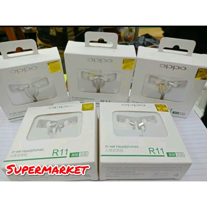 Handset Handsfree Oppo R11karet