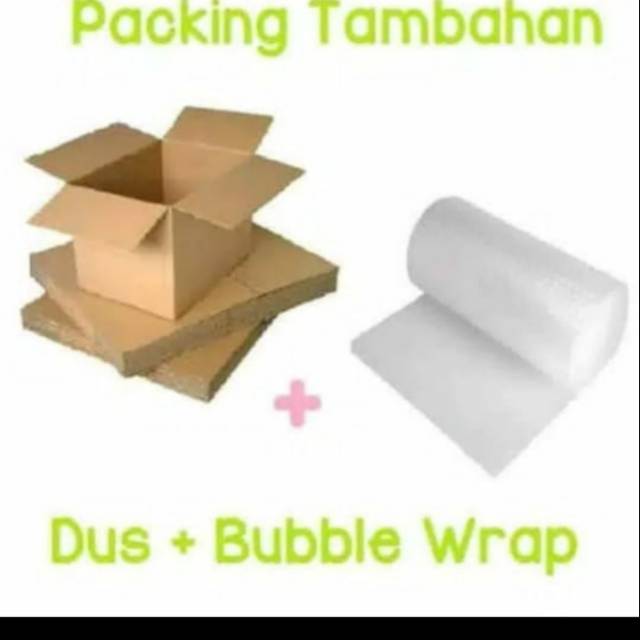 

Bubble Wrap dan Dus Tambahan Safety lebih aman