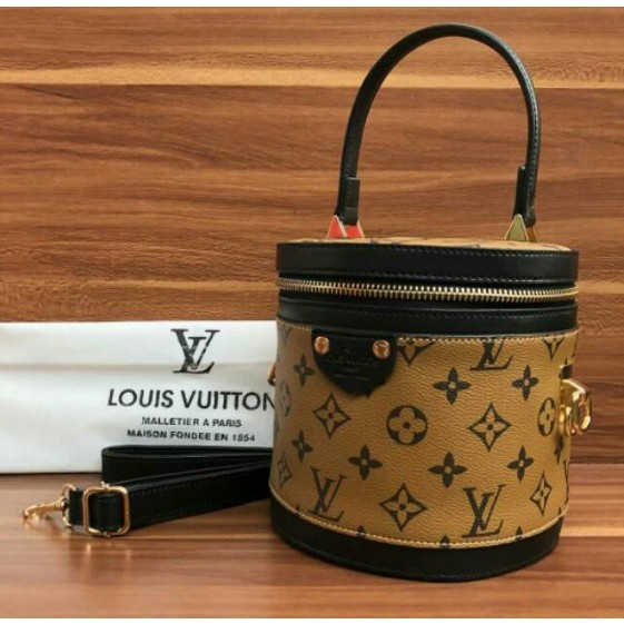 Tas LV cannes / tas louis vuitton / LV cannes / LV bulat / LV tabung / LV damier / LV mono