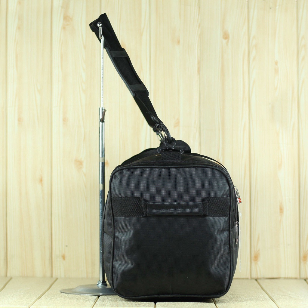 Tas Travel Besar Polo Alvis Hitam Tas Olahraga Traveling Bag Tas Duffel Jumbo Gendong Jinjing Tas Mudik Tas Sport Gym Fitness Tas Travel Pria Tas Pakaian Baju