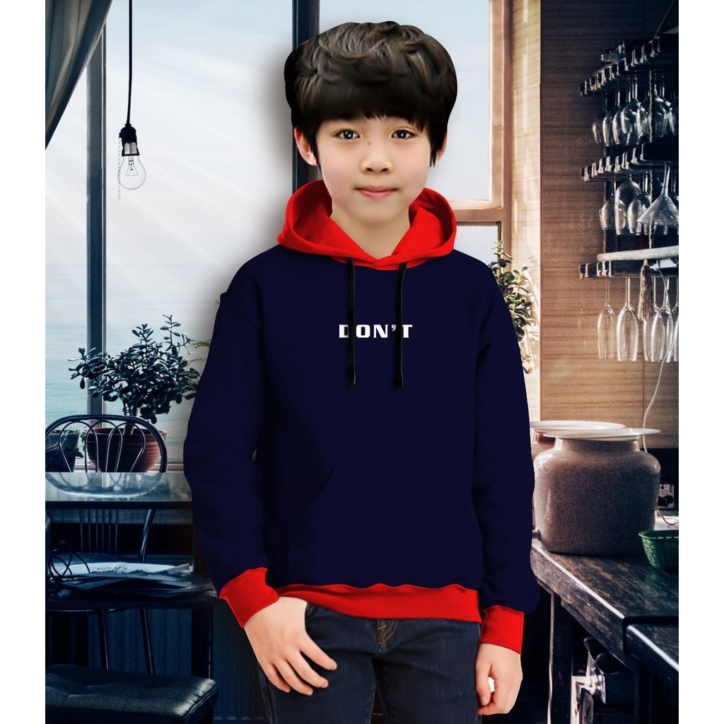 Jaket Anak Laki Laki/Jaket Anak Terbaru/Hoodie Anak Don't  Gaming Bahan Fleece Tebal 4-11 TAHUN