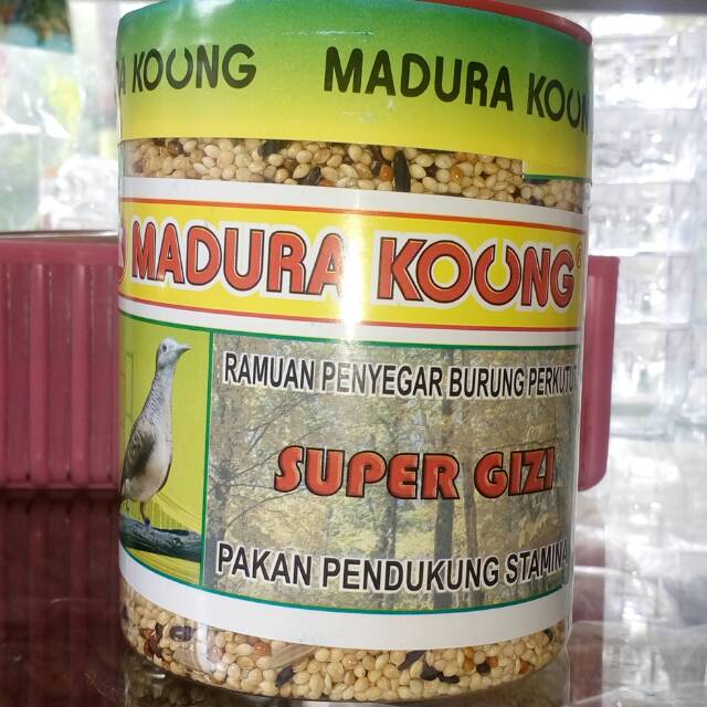 Madura koong pakan burung perkutut