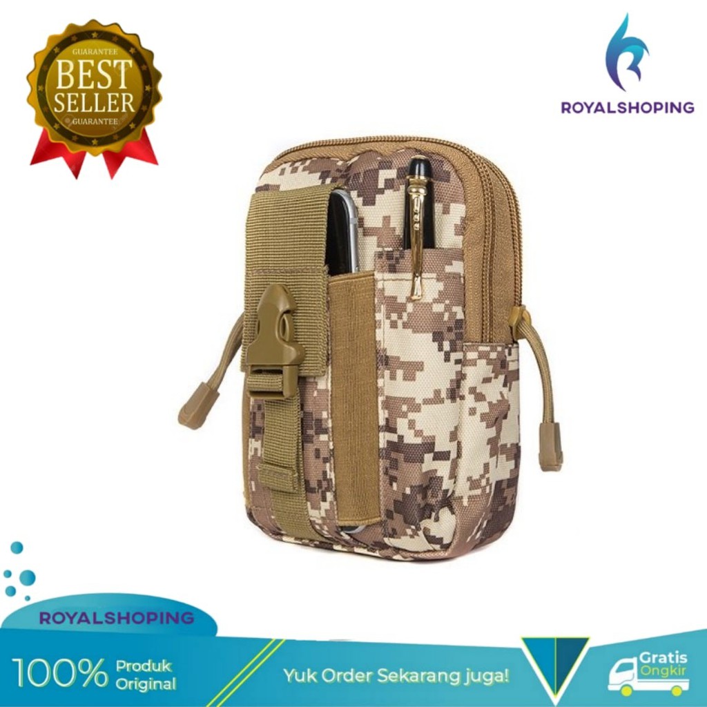 Martin Versa WB2 Tas Pinggang Pria Outdoor Tactical Army Kanvas - Army Green