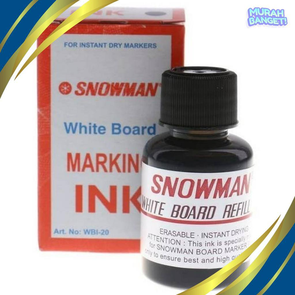 

HATI HATI BARANG Isi Ulang Tinta Spidol WBI2 Snowman White Board Marking Ink