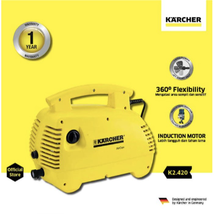 Jet Cleaner Karcher K 2.420 Air Con *KAP 1400 Watt 100Bar High Pressure Washer