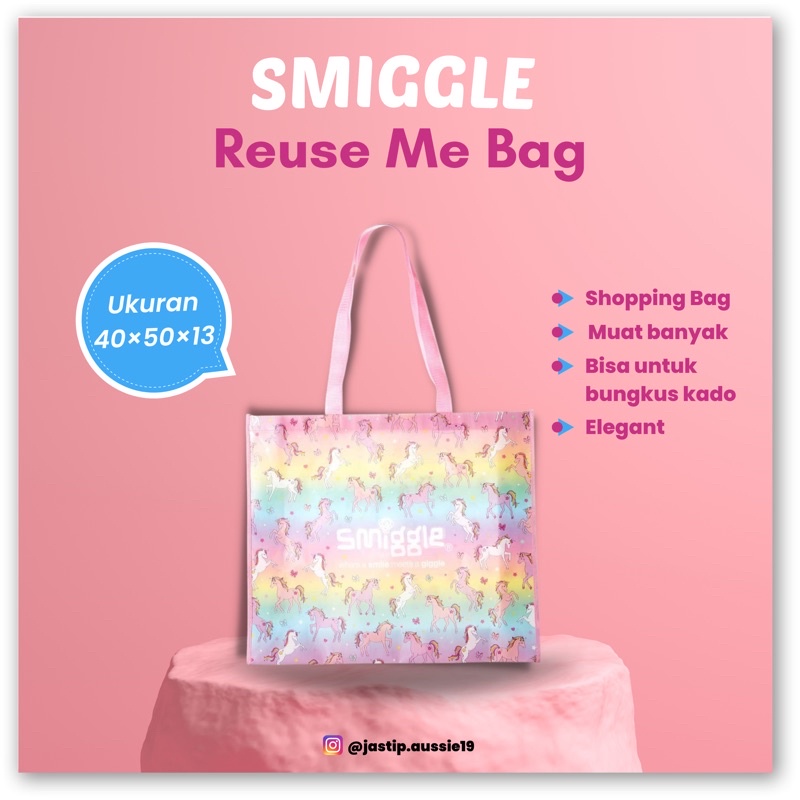 SMIGGLE Reusable Bag Tas Belanja