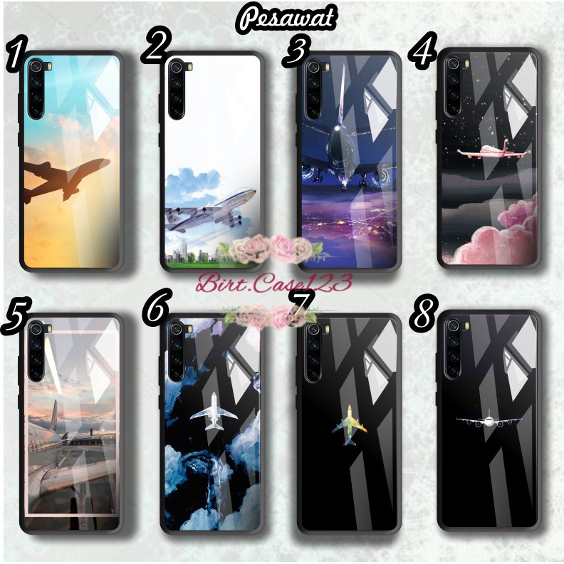 Case casing silikon softcase gambar PESAWAT back case glass oppo a3s a31 a7 f9 a5s a71 a83 f1s etc