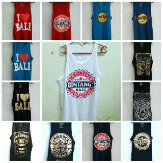 Baju singlet katun bali