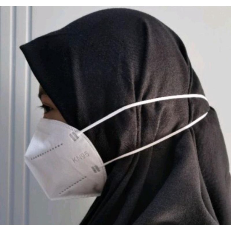 KN95 masker hijab putih