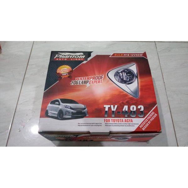 Lampu Mobil Foglamp + Ring Agya / Ayla Phantom
