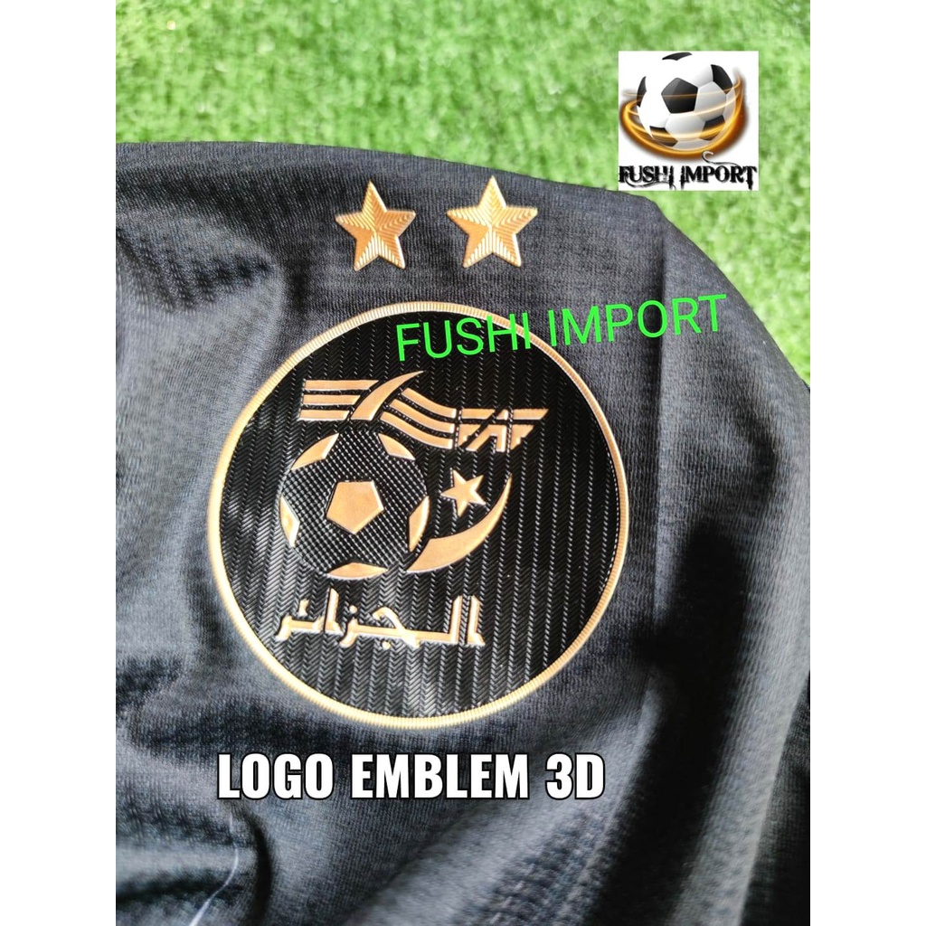 Player Issue | Jersey Baju Bola Algeria Special Edition Black 2022 2023 Heat Rdy