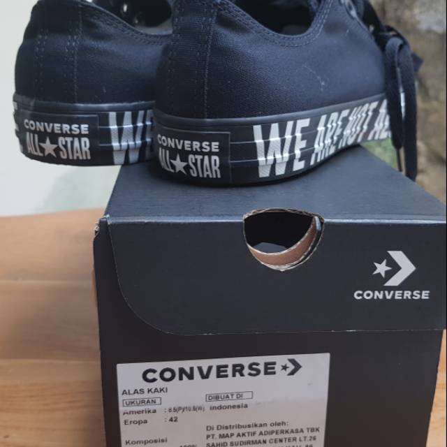Converse we are not alone original