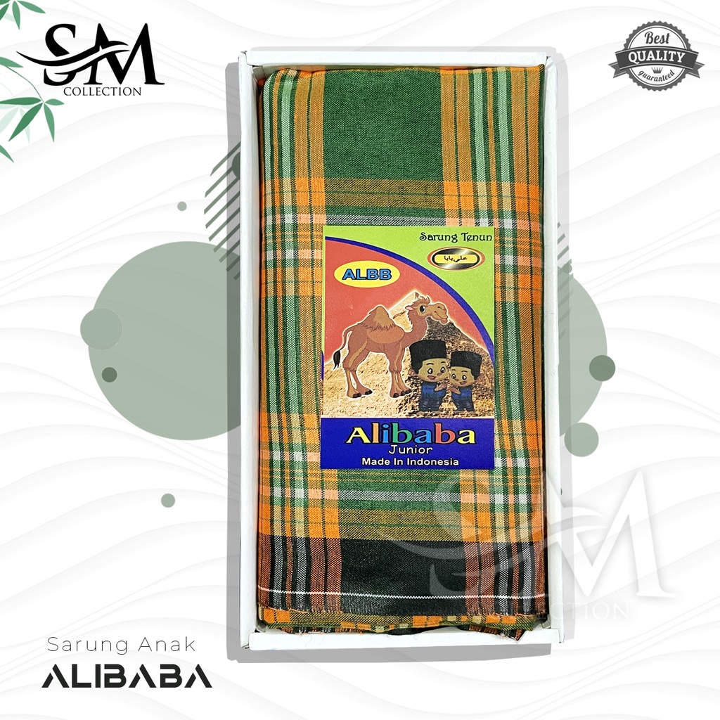 Sarung Tenun Anak Alibaba Motif Kotak