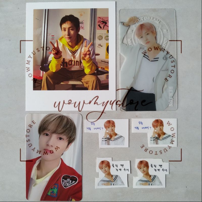 NCT DREAM Renjun Pizza Photocard Jewel NCT 2021 - UNIVERSE