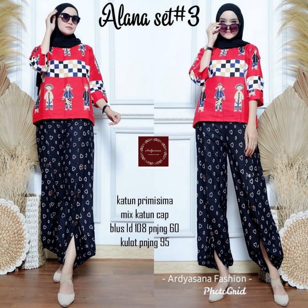 Alana set ori batik solo