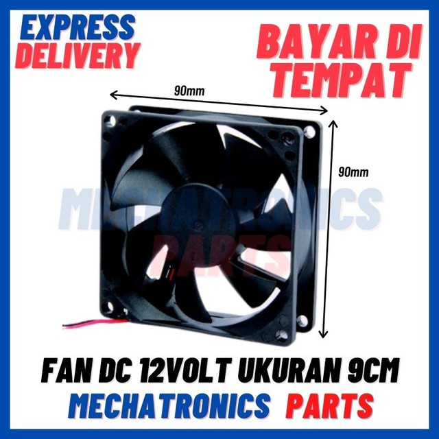 [MTR-9042] FAN DC 12VOLT UKURAN 9CM