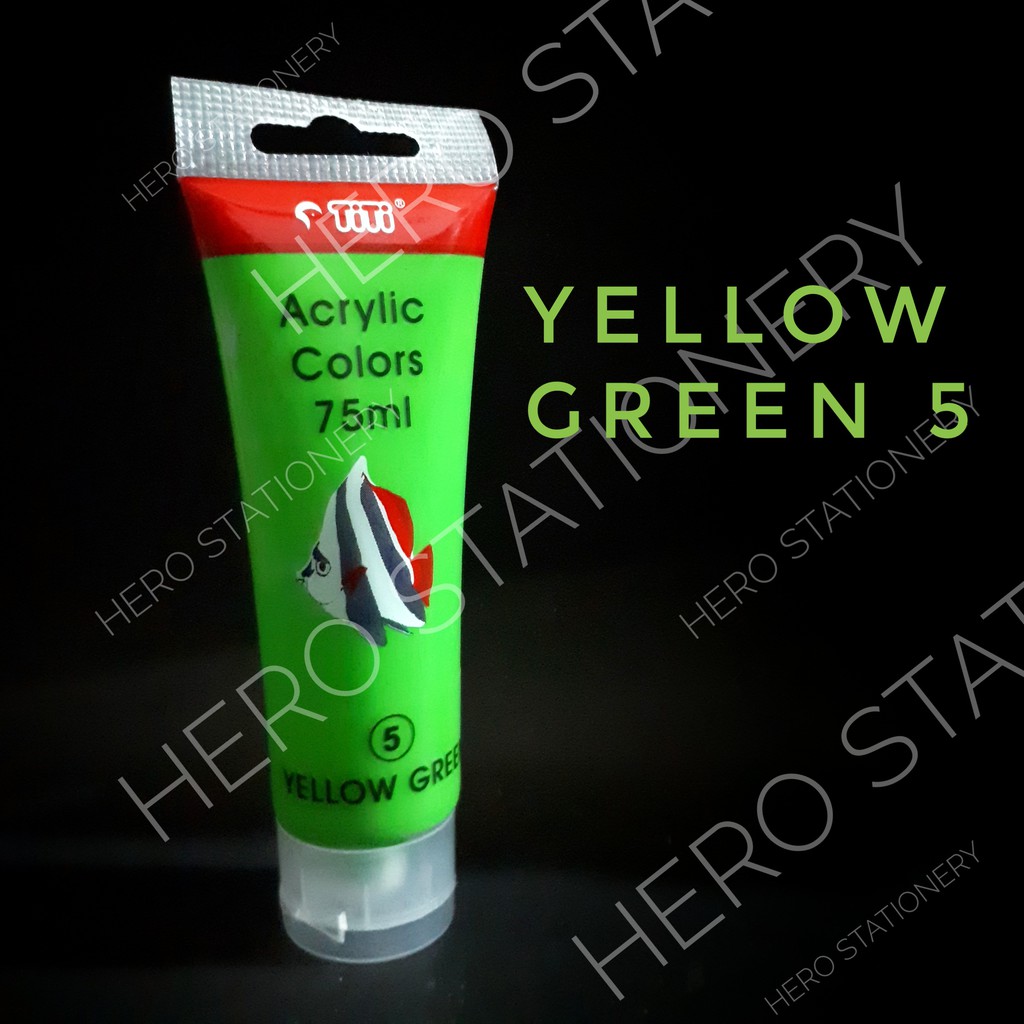 

Cat acrylic akrilik joyko titi tube 75 ml warna yellow green 5