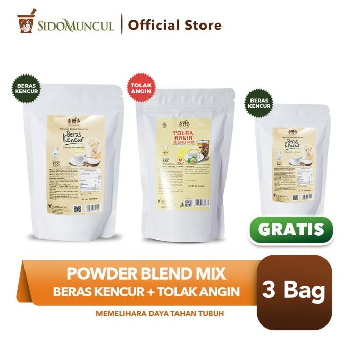 

Powder Blend Mix Beras Kencur + TA Buy 2 Get 1 - Daya Tahan Tubuh