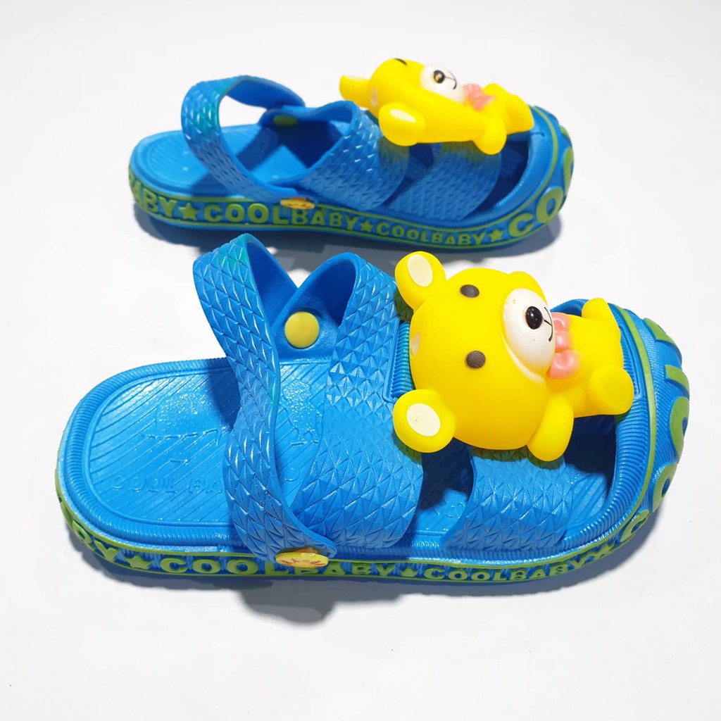 Jelly sandal tali anak karet sendal import jf017pd