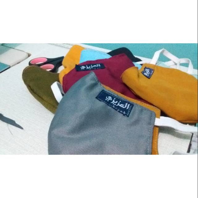 Masker Skuba  Bahan Kaos Tali Hijab & Tali Non Hijab Bagus Murah