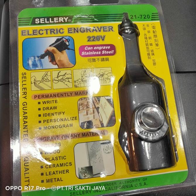 

Electric Engraver SELLERY 21-720 / alat ukir elektrik