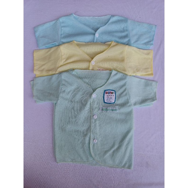 6 pis baju tanggan pendek babyzoo 0-6 bulan