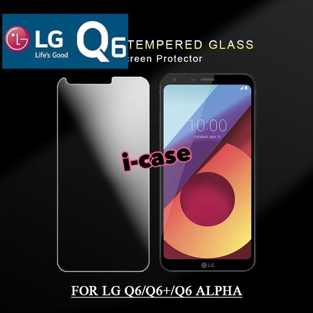 LG Q6 - LG Q6 Plus tempered glass clear