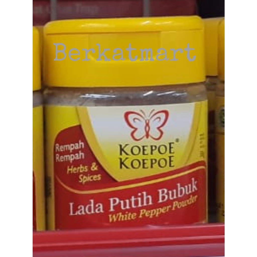 LADA PUTIH BUBUK KOEPOE White Pepper Kupu 38 Gram