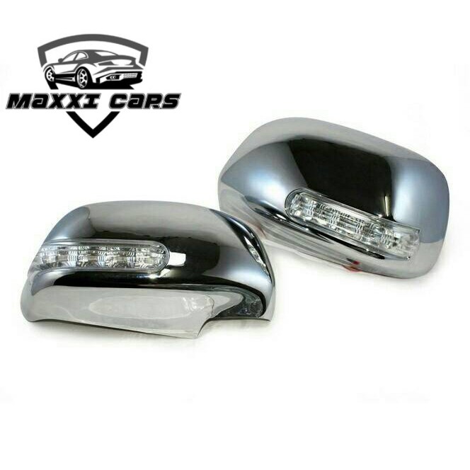 Cover Spion Mobil Chrome Innova Lama / New Dengan Lampu LED