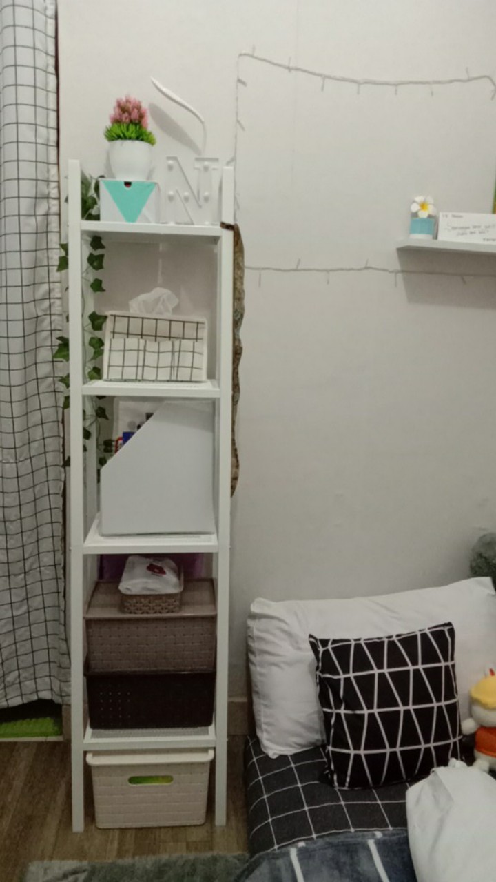 1. Lerb Rak Besi  35 X 35 X 148, Rak Murah Keren,rak Serbaguna,rak Buku,rak Dekorasi