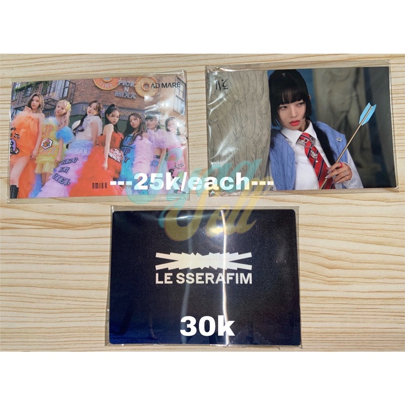 NMIXX IVE LE SSERAFIM POSTCARD LENTICULAR