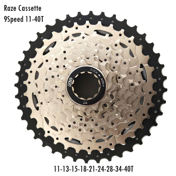 AIM24C Raze Cassette Sprocket Gear Sepeda 9 Speed 11-40T