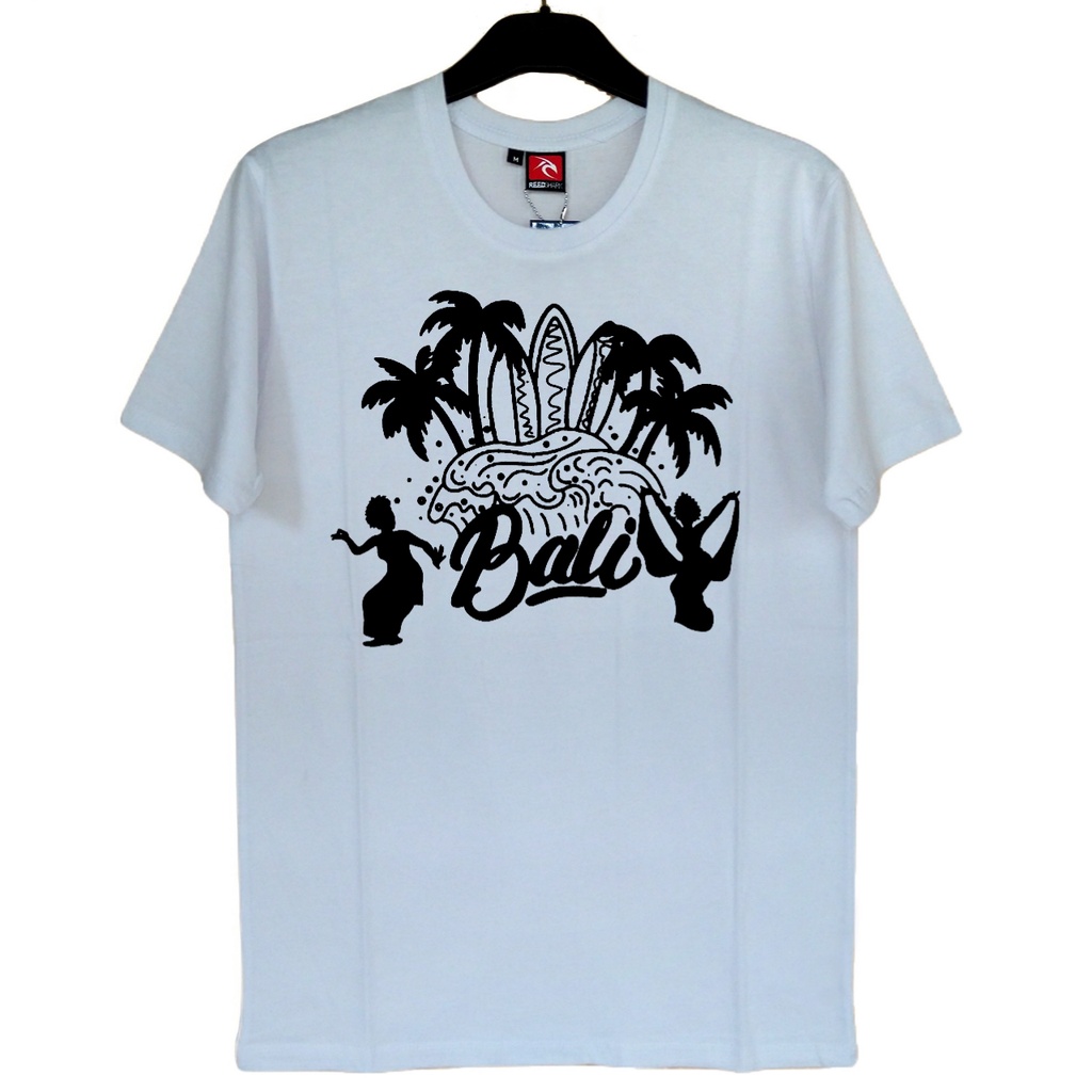 Baju Kaos Dewasa BALI TARI - Baju Pria Wanita Kaos Pantai Bali Keren Bludru Premium REEDSHARK