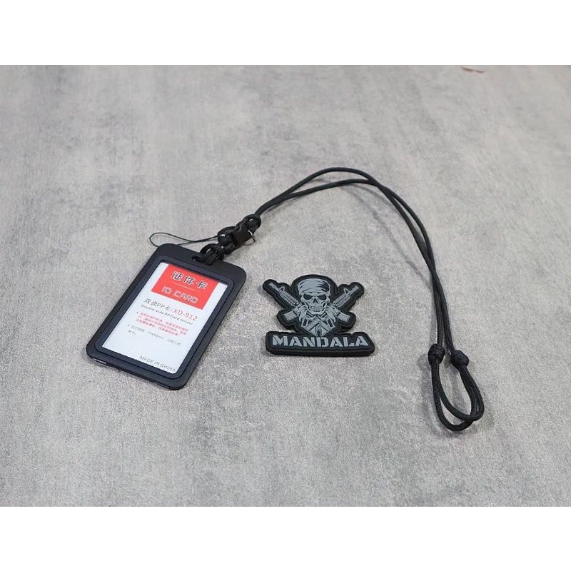 

Paracord ID card lanyard Holder mika / Nama tag