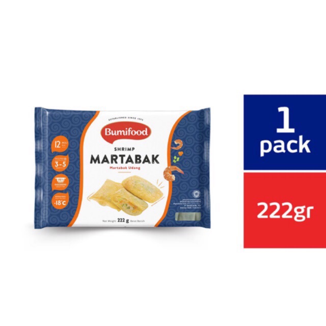 

Maratabak Udang kemasan 222gr