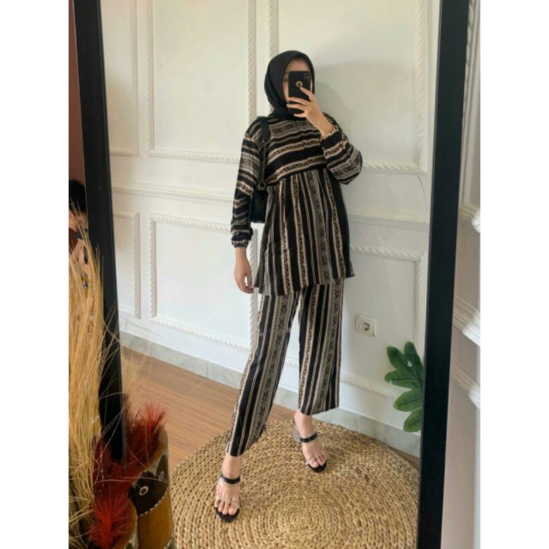 tie dye Setelan Set Omary Pajamas