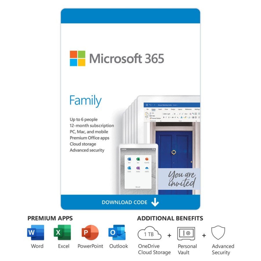 Jual Microsoft 365 Family ESD Indonesia|Shopee Indonesia