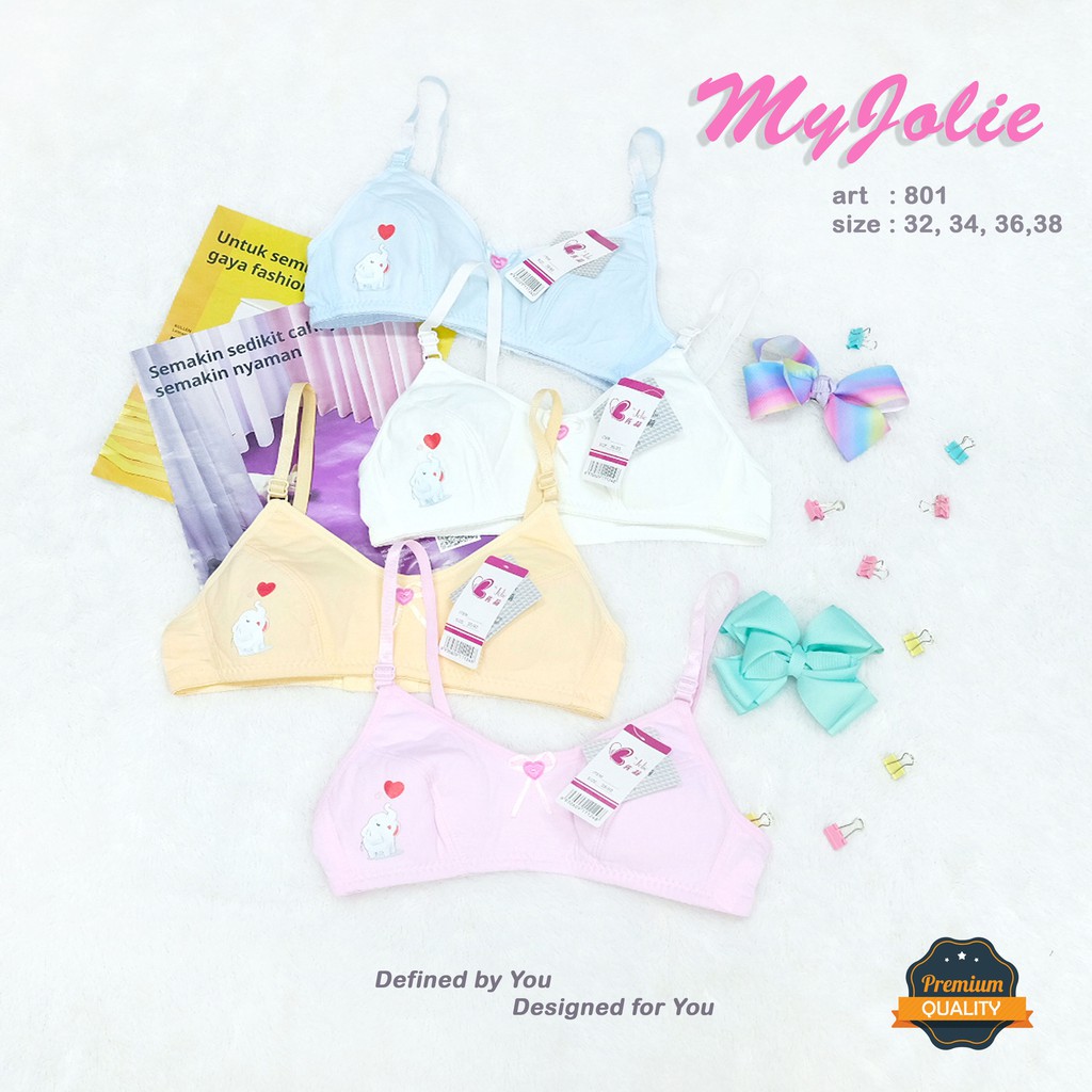 MyJolie | BRA Pelajar Tahap 1 TANPA BUSA / BH Pelajar Tahap 1 NON BUSA / art Jo 801P