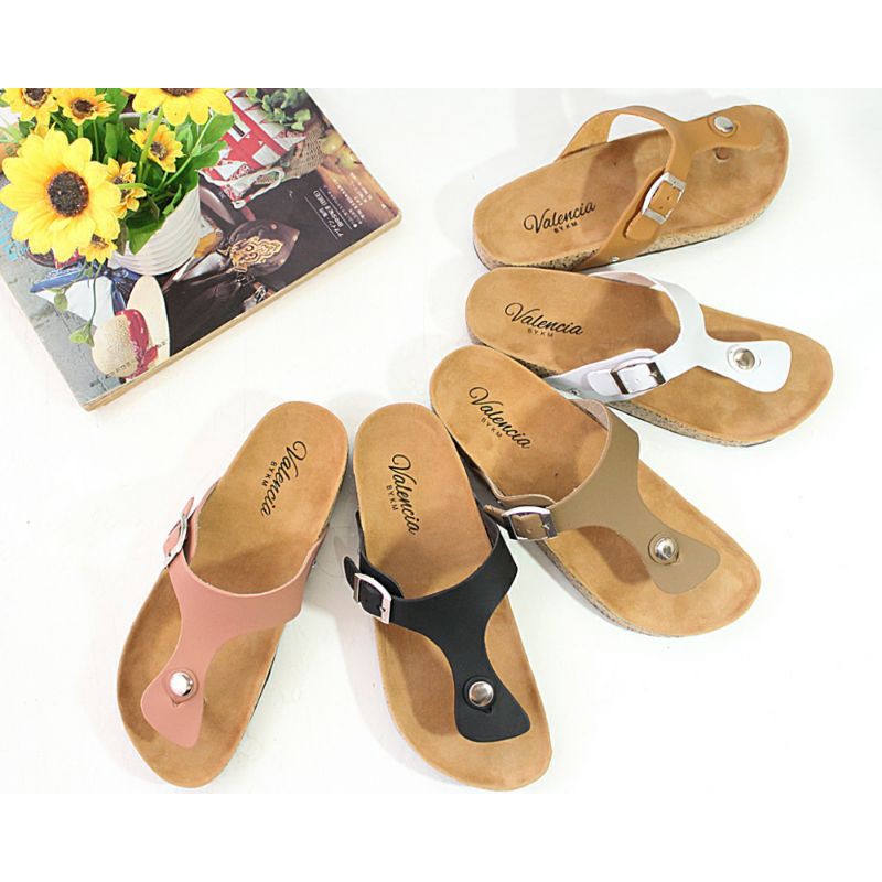 sandal slipper casual sol puyuh japit gesfer cantik termurah