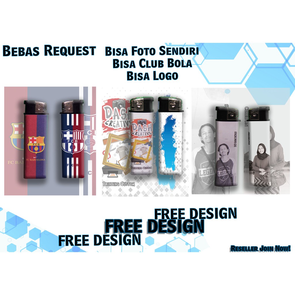 (COD) Korek Api Custom BEBAS GAMBAR BEBAS DESIGN MURAH