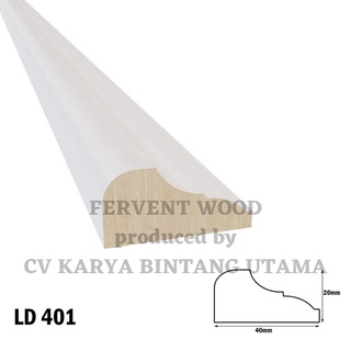 Jual Lis Kayu Wall Moulding Molding Wainscoting Lis Dinding Profil Kayu Wall Panel Putih Lebar