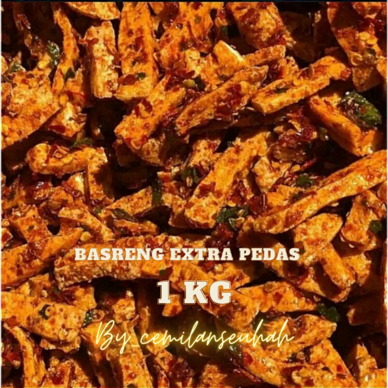 Basreng EXTRA PEDAS NAMPOOL daun jeruk isi 1kg