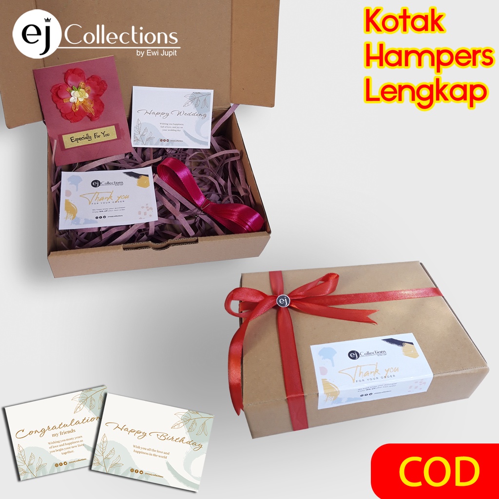 Box Hampers Kotak Kado Gift Box PAKET LENGKAP