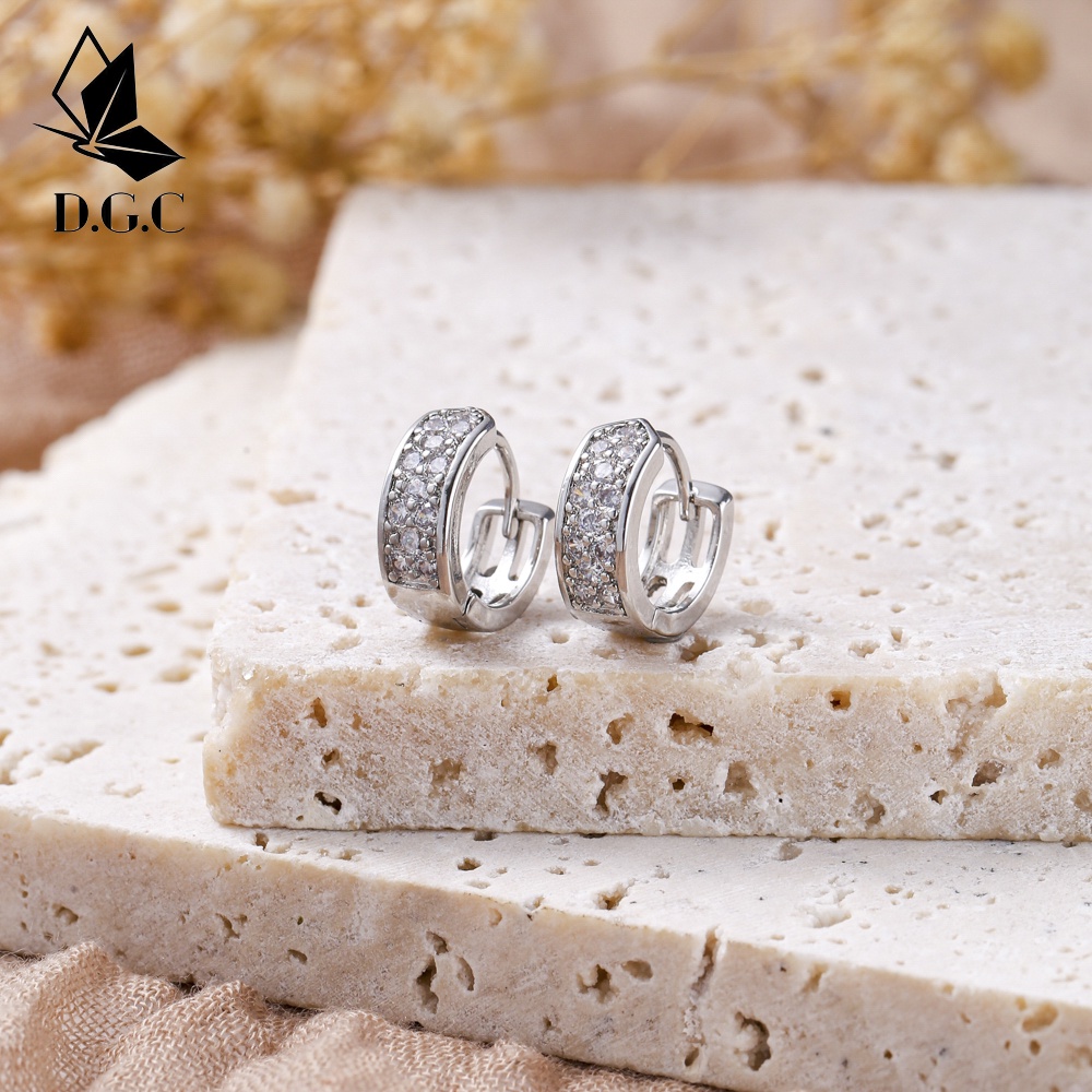 D.G.C✨COD Anting Titanium Korea Tusuk Anti Karat Jepit Pesta Mewah Fashion Murah D616