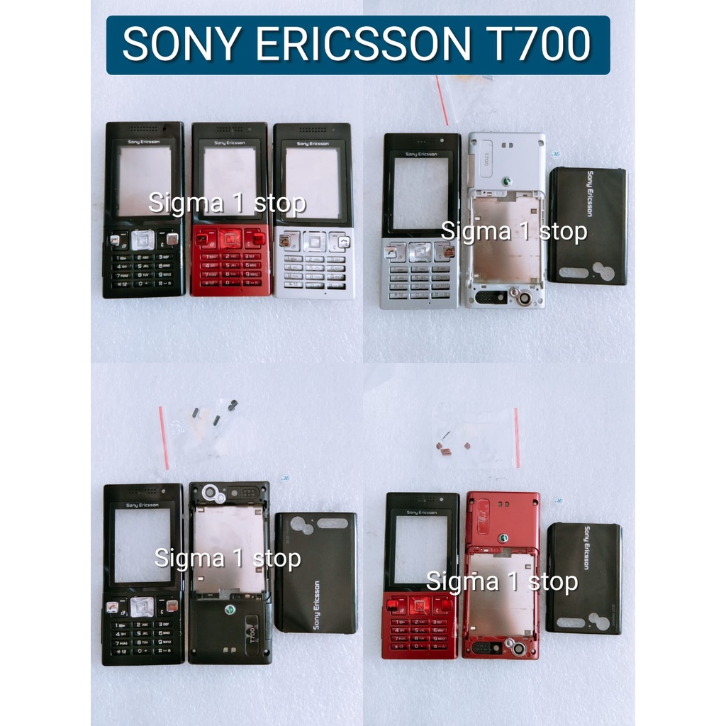 CASING SONY ERICSSON T700 FULL SET + TULANG  HOUSING  COVER  CASE  KESING SONY ERICSSON JADUL