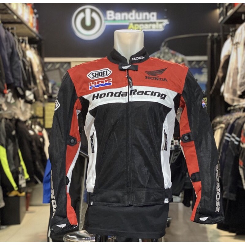 Jaket Motor honda Racing HRC Shoei Mesh jacket Protector